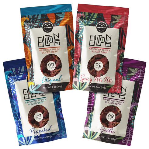 Premium Aufschnitt Products Aufschnitt Biltong Beef Jerky Slices, South African Style Beef - Air Dried,