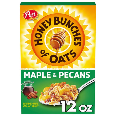 Honey Bunches of Oats Maple and Pecans Breakfast Cereal, Made with Granola