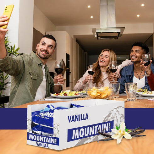 15 1.6oz Almond Roca Case of Vanilla Mountain Bars - Individually Wrapped Chocolate Candy Bite Size Bars - Chocolate