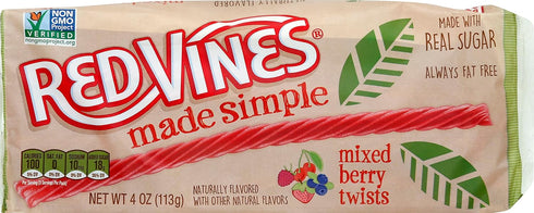 Red Vines , Licorice Twists Mixed Berry, 4 Ounce