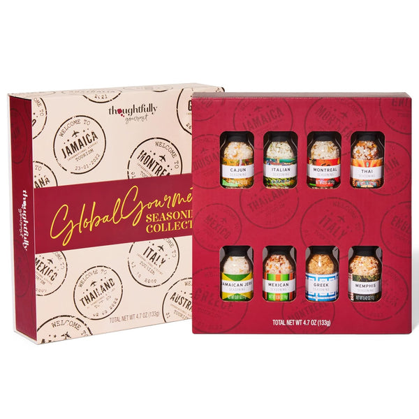 Thoughtfully Gourmet, Global Spice Collection Gift Set, International Seasonings Set, Flavors Include