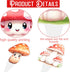 iPartyFun 48Pcs Summer Mushroom Theme Cupcake Toppers mushroom Birthday Party Decorations Woodland Cake Topper
