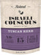 Roland Foods Tuscan Herb Israeli Couscous, Sourced in the USA, 6.3-Ounce Pouch