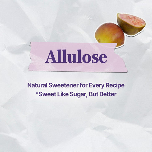 18.7 Oz 99.8%, 0g MONKSHUSHU Allulose Sweetener Powderd Fl - Allulose Keto Diet, Vegan friendly, Stevia Blend Thin