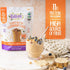 11g 12 oz (Pack 2) Oatsome PBfit Overnight Oats - Peanut Butter Flavor with Chia Seeds, Flax Seeds and Hemp Seeds