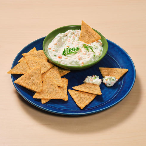 6-7.1 oz Triscuit Thin Crisps Tomato Basil Pizza Whole Grain Wheat Crackers, Lunch Snacks, Bulk Snack Crackers, Boxes