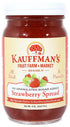Kauffman's Fruit Farm Kauffman Orchards Strawberry Fruit Spread, All Natural, No Granulated Sugar Added, 9