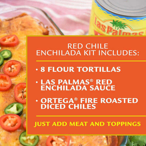 Las Palmas 23.8 Mild Red Chile Enchilada Dinner Kit, Ounce