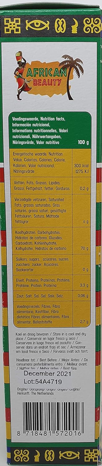 African Beauty 24oz 100% (1) Plantain Fufu Flour African Mix - Authentic, Premium Quality Fufu Flour with Real