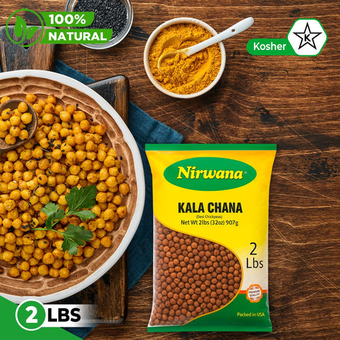 Kala Chana (Black Chickpeas) Whole Dried Chana for Cooking | Protein-Rich Legume for Salads, Curries & Stews | Pantry