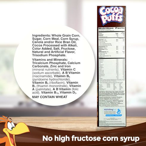 General Mills 11.8 oz Cocoa Puffs Cereal, Chocolate Cereal