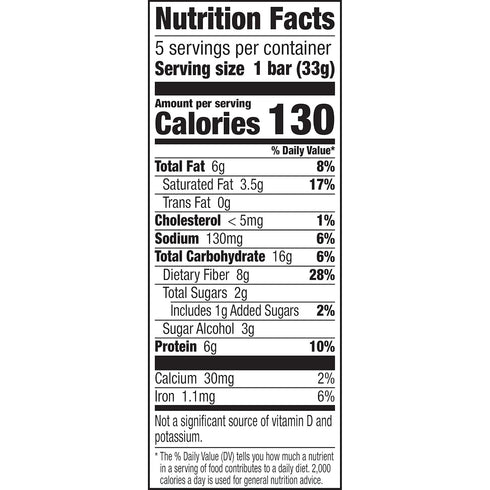 1.17 oz, 5 Fiber One Chewy Protein Bars, Caramel Nut, Protein Snacks, ct