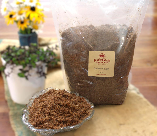 Kauffman Orchards Old-Fashioned Dark Brown Sugar, 5 Pound Bag