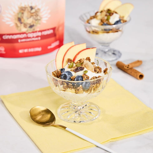 gutBFF 4g Low Sugar Granola Gluten Free Healthy Granola with Lions Mane Mushroom & Baobab Superfruit for Gut Health