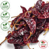 Guajillo Chiles Peppers Dried Whole 4 oz, Natural Premium for Mexican Recipes, Resealable Bag
