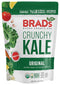 Brad's Plant Based Organic Crunchy Kale, Original with Probiotics - 3 Bags, 6 Servings Total