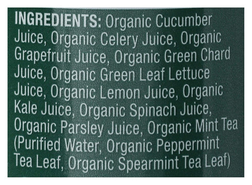 12 Oz Suja Organic Uber Greens, Fl Bottle