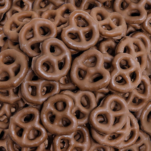 2-Pound Milk Chocolate Covered Mini Pretzels | Bag | Salted Pretzels in Sweet Chocolate