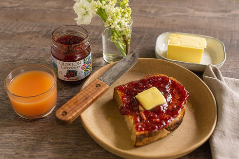 Oregon Growers Strawberry Fruit Spread, 12 oz, Organic Strawberry Jam, All Natural Ingredients