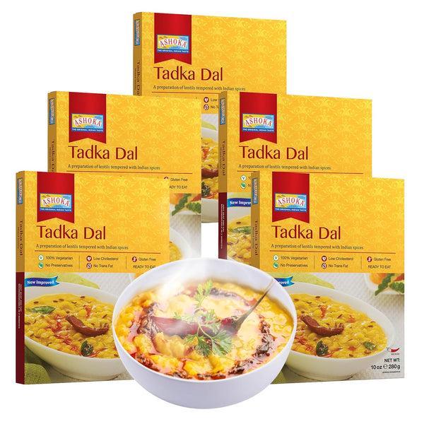 Ashoka Indian Meals 1932, Heat & Serve Vegetarian Lentils, Everyday Dal, All-Natural