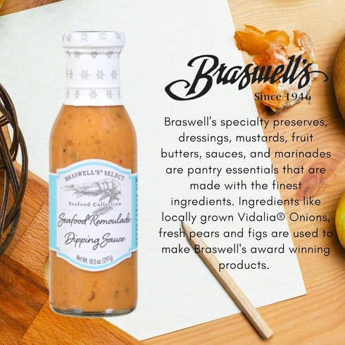 10.5 Braswells Seafood Collection Seafood Remoulade Dipping Sauce, Fluid Ounce
