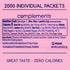 HEARTLAND Packets, 2000 Count Complements Zero Calorie Saccharin Pink Sweetener