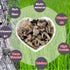 (4OZ) VIGOROUS MOUNTAINS Organic Dried Edible Black Fungus Wood Ear Mushrooms Auricularia Auricula-judae for Cooking