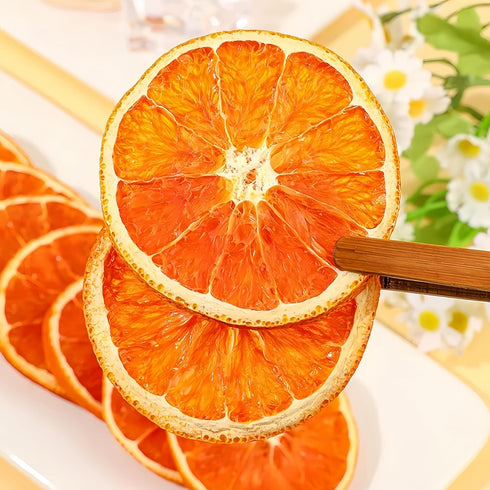 H2ONDBQF (150g/5.29oz) Dehydrated Blood Orange Slices - No Added Sugar, Wheat-Free in Reusable Jar | Cocktail Garnish