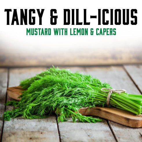 9.75 oz, Inglehoffer Creamy Dill Mustard Savory Mustard with Dill, Lemon & Capers