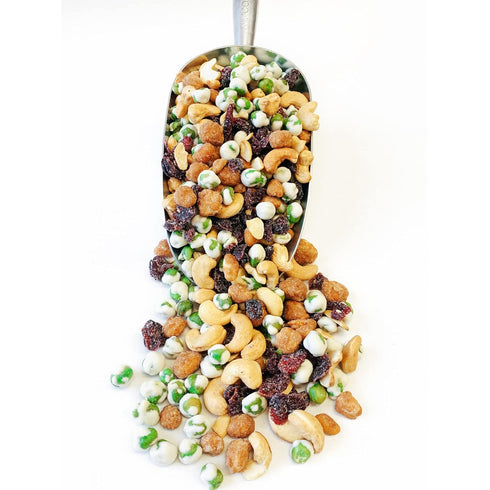 Packs 3 NY SPICE SHOP Sweet Wasabi Trail Mix with Mixed Nuts - Dried Fruit Healthy Snacks for Adults and Kids - Nut