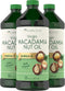 Carlyle Macadamia Nut Oil | 3 x 16 oz Bottles | Premium