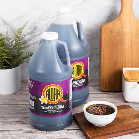 12 oz Aloha Shoyu - Spicy Gluten-Free Hawaiian Teriyaki Sauce