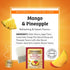 20 Count (Pack 1), 20 Twinings Mango & Pineapple Herbal Tea Individually Wrapped Bags, of Naturally Caffeine-Free