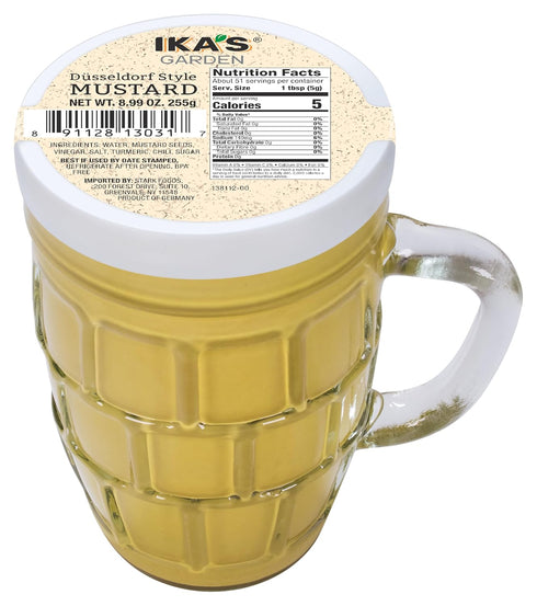 Ika's Garden Ikas Garden Duesseldorf Style Mustard Smooth & Spicy German Mustard in Reusable