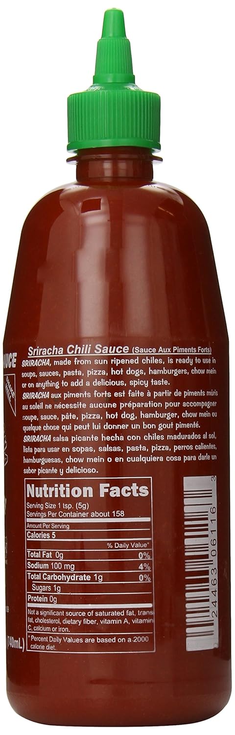 Huy Fong 28 Oz. Pack 6 Sauce Chili Sriracha Hot