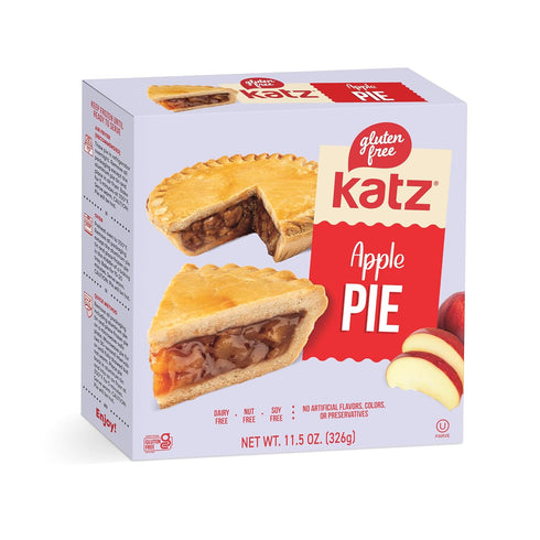 Katz Gluten Free Personal Size Apple Pie | Dairy Free, Nut Free,