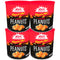 Nut Harvest, Flamin' Hot Peanuts, 16 oz Canisters, (4 Pack)