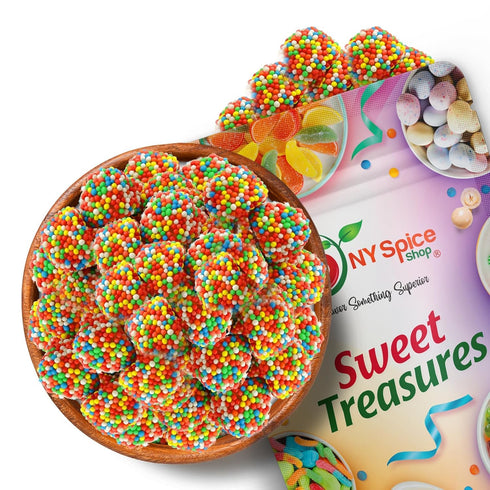 NY Spice Shop Nonpareils Gumdrops - 5 Pound Sweet Fruit Flavored Gummy