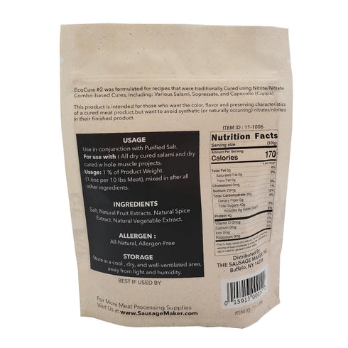 #2, 8 oz. The Sausage Maker - EcoCure