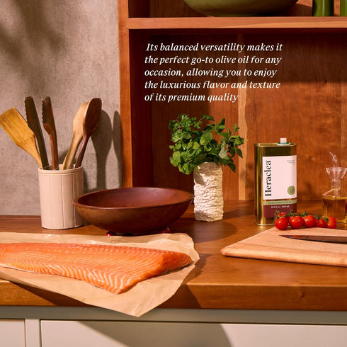 33.8oz Heraclea - Everything Oil - Extra Virgin Olive Oil - Organic Olive Oil - Extra Virgin - Cold Pressed