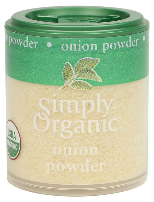 Simply Organic White Onion Powder, Certified Organic | 0.74 oz | Allium cepa