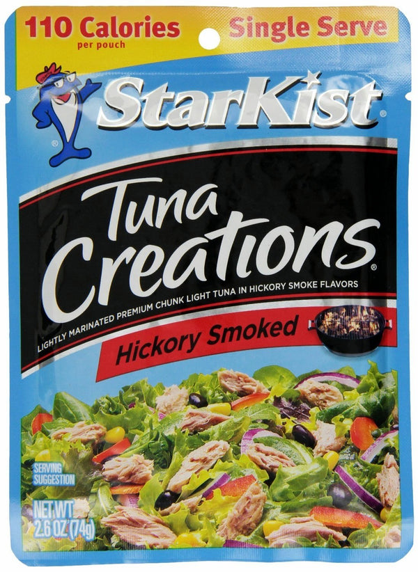 StarKist Tuna Creations, Hickory Smoked, Single Serve 2.6-Ounce Pouch (Pack of 15)