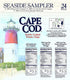 (24 Count) Pack Cape Cod Potato Chips, Reduced Fat Kettle Cooked, Seaside Sampler Variety