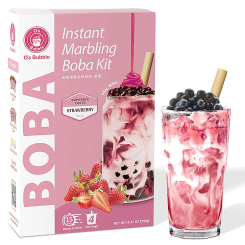 O's Bubble Instant Boba Kit Marbling Boba Kit | boba tea kit