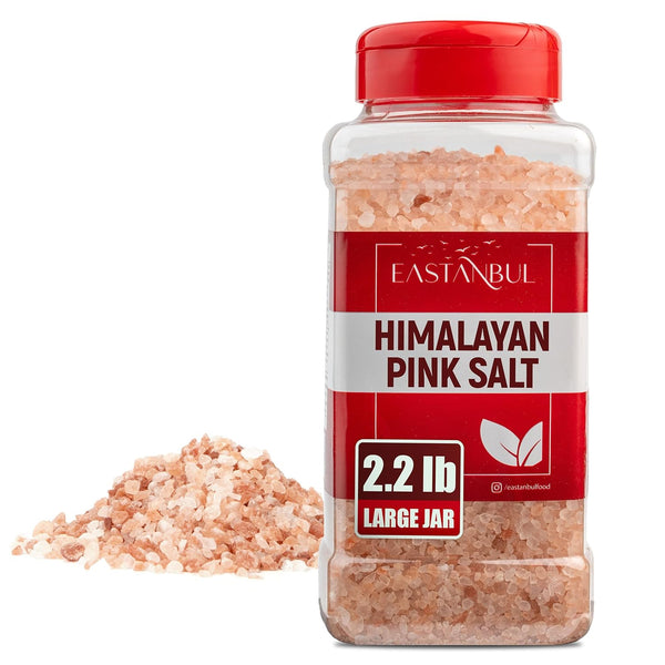 Eastanbul Himalayan Pink Salt for Grinder Refill, 2.2lb, Pink Himalayan Sea Salt