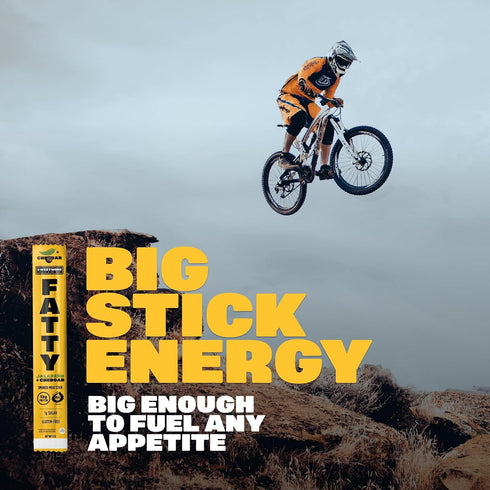 13g 2 oz. FATTY Meat Sticks, Pork Raised Without Antibiotics, Grass-Fed Beef, Protein Per Stick, Jalapeno Cheddar