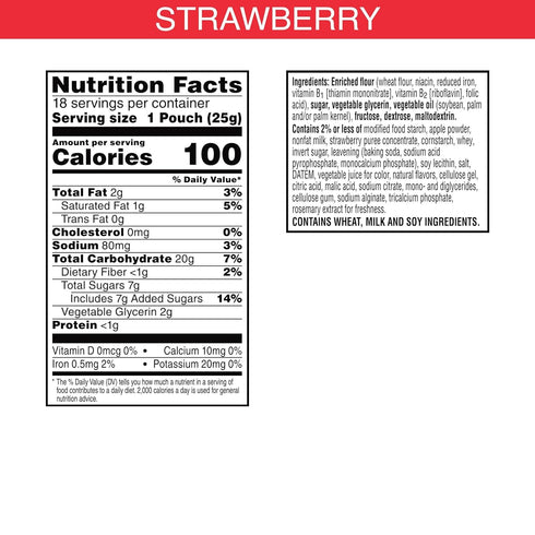 100 15.84oz (36 Special K Bar Pastry Crisps, Calories, Breakfast Bars, Value Size, Strawberry, Box Crisps)