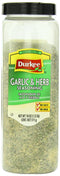 Durkee 100% Salt Free Garlic and Herb Seasoning, 18 Ounce