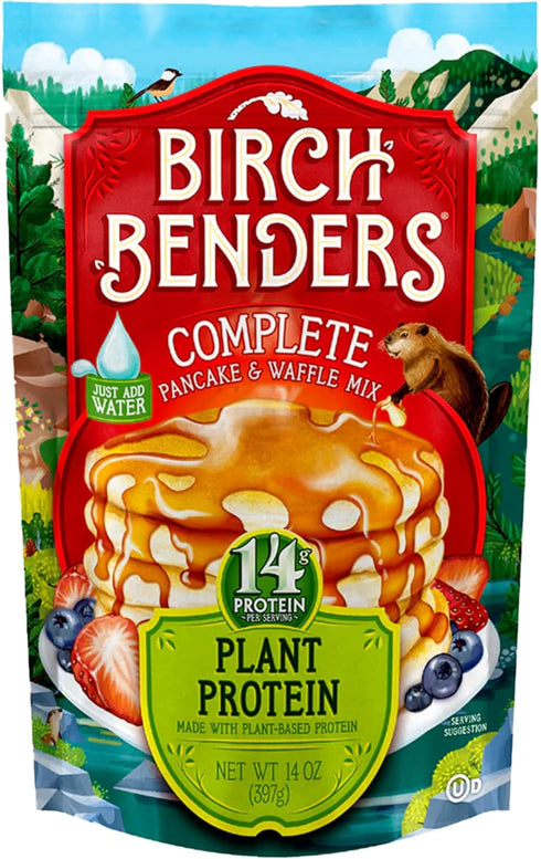 Birch Benders Plant Protein Pancake & Waffle Mix, 14 OZ