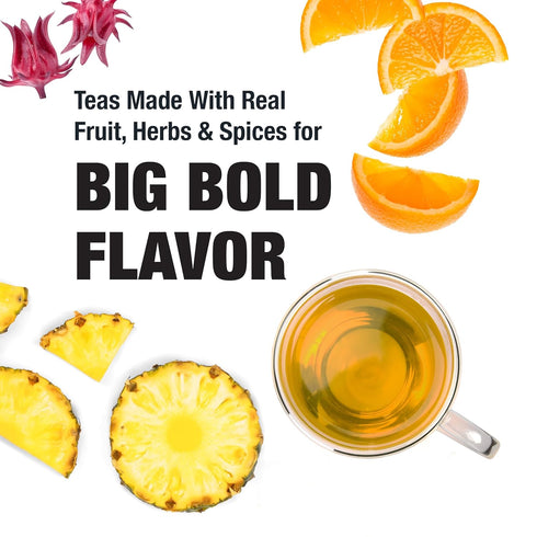 Tiesta Tea Maui Mango, Loose Leaf Herbal Tea, Mango Pineapple Blend, Non-Caffeinated, 2.2 Ounce Pouch